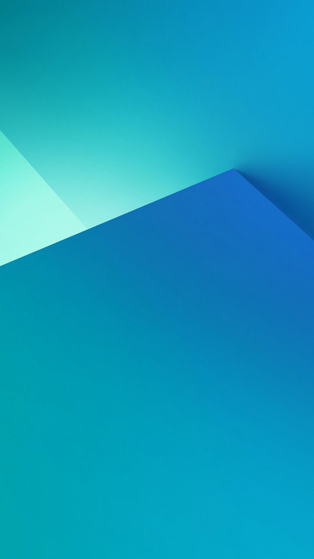 Blue green white corner bauhaus free wallpaper for mobile - medium preview image