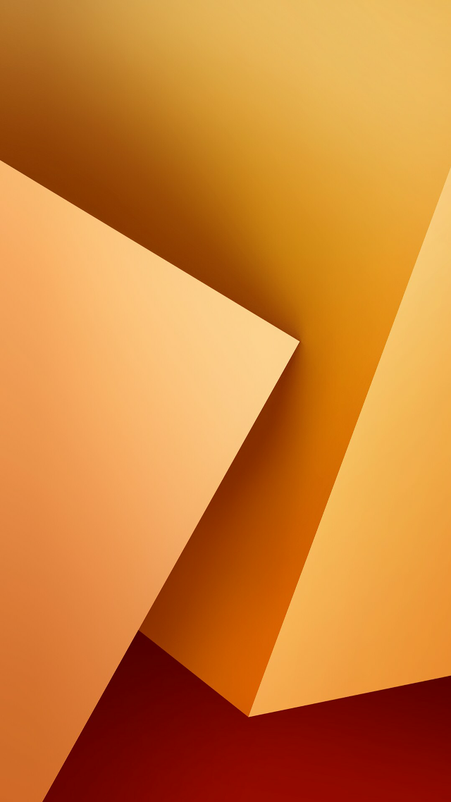 Yellow red abstract triangle 3d free wallpaper for mobile - medium preview image