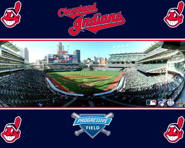 Baseball stadium cleveland indians field free wallpaper for desktop - medium preview image