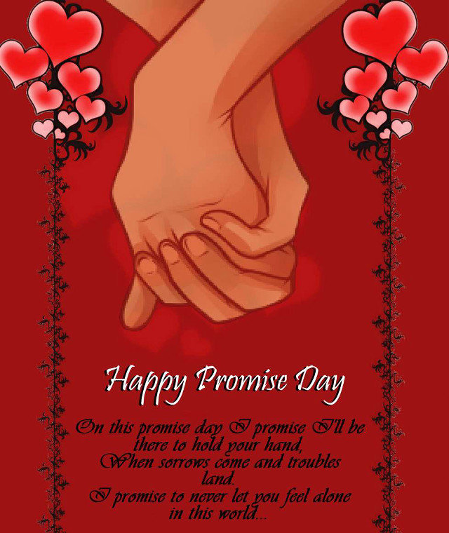 Romantic couple holding hands hearts free wallpaper for mobile - medium preview image