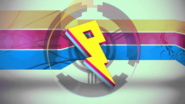 Lightning bolt colorful background circle free wallpaper for desktop - medium preview image