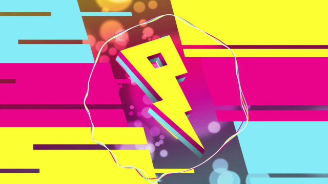 Colorful background phone cord yellow free wallpaper for desktop - medium preview image