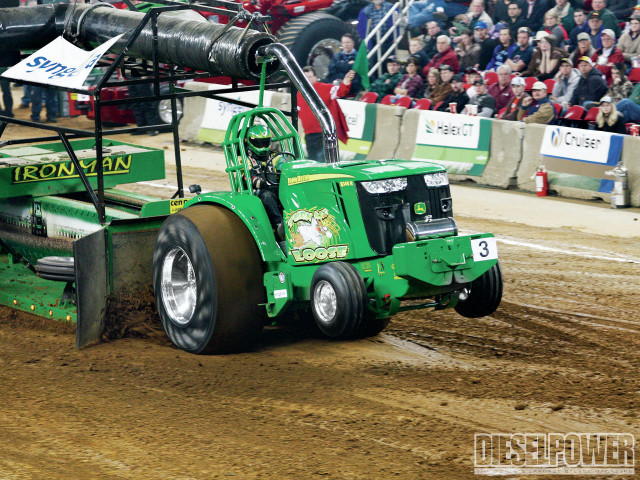 Tractor pulling equipment dirt field free wallpaper for desktop - medium preview image
