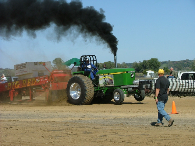 Tractor trailer black smoke man free wallpaper for desktop - medium preview image