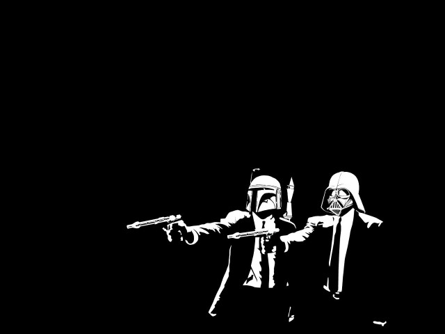 Couple people guns dark background free wallpaper for desktop - medium preview image