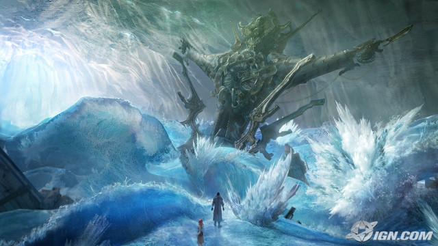 Man monster storm ocean boat free wallpaper for desktop - medium preview image