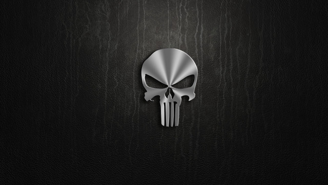 Silver skull woodgrain black white free wallpaper for desktop - medium preview image