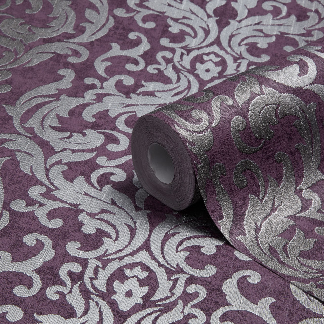 Purple silver wallpaper pattern silver free wallpaper for tablet - medium preview image