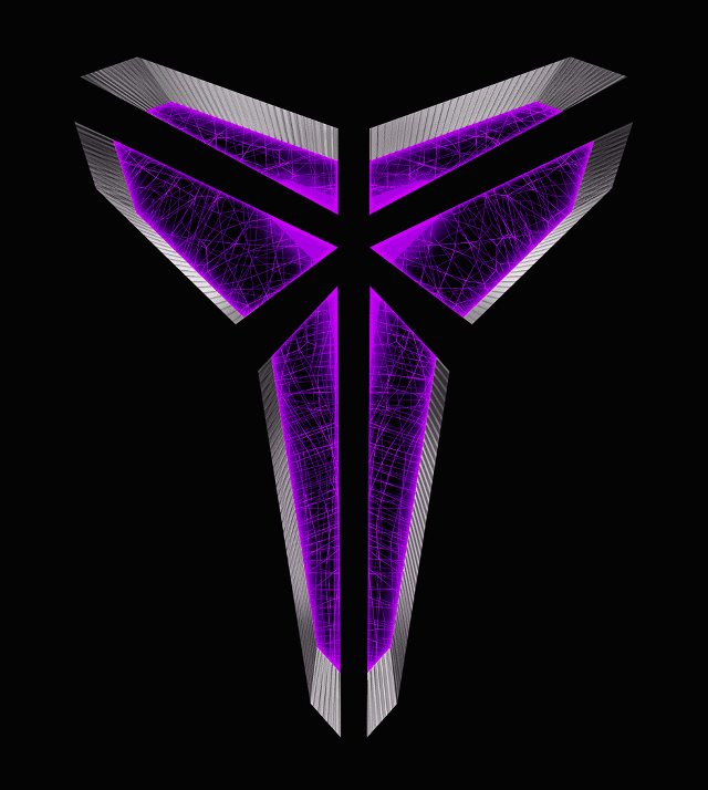 Purple abstract design black background free wallpaper for tablet - medium preview image