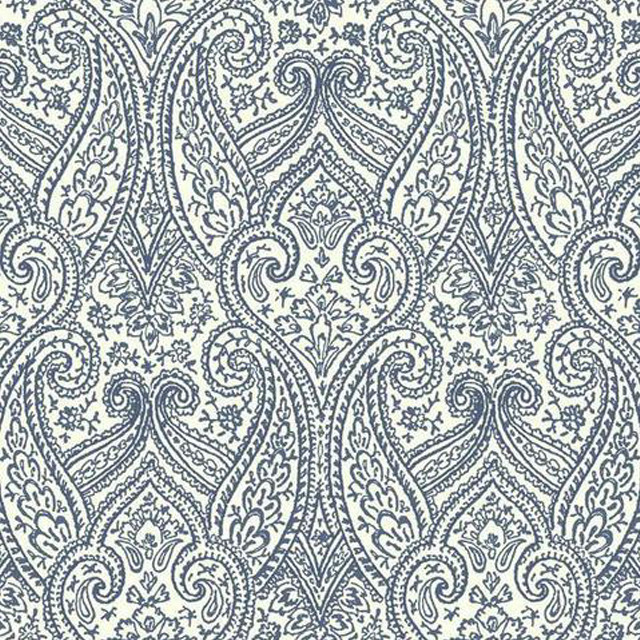 Blue white paisley pattern border free wallpaper for tablet - medium preview image