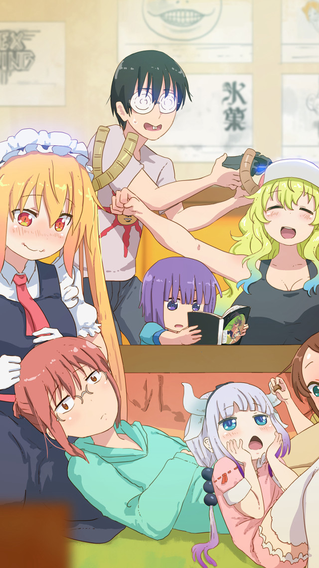 Group people bed cellphone conversation free wallpaper for mobile - medium preview image