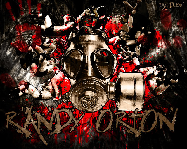 Gas mask blood spray paint free wallpaper for desktop - medium preview image