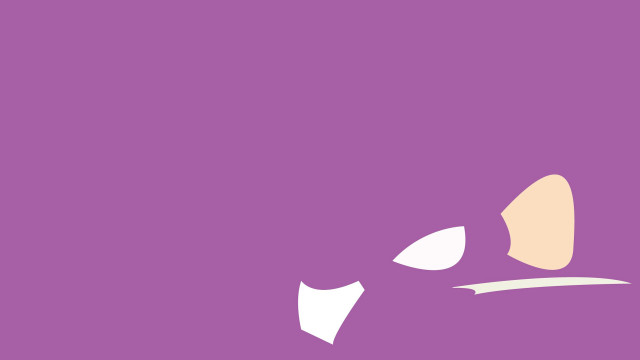 Purple background white cat yellow free wallpaper for desktop - medium preview image