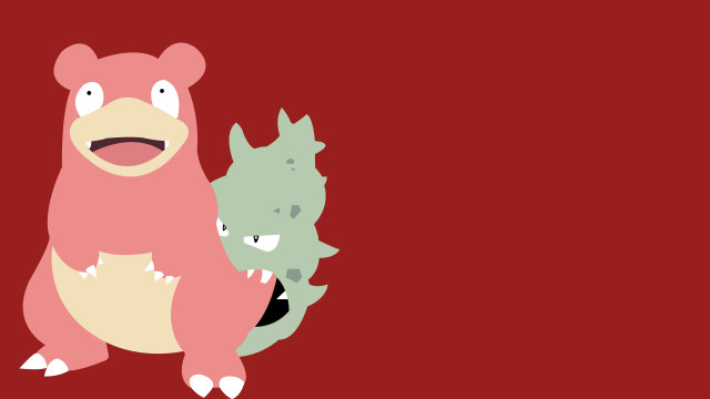 Cartoon animals couple standing red free wallpaper for desktop - medium preview image