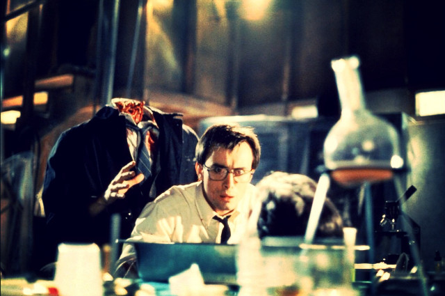 Man sitting table bottle wine free wallpaper for desktop - medium preview image