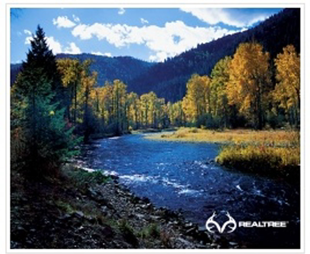 River trees mountains sky white free wallpaper for desktop - medium preview image