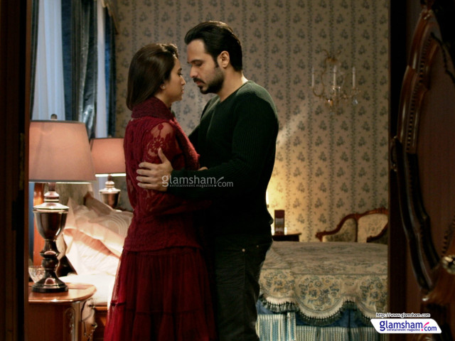 Man woman room romanticism poster free wallpaper for desktop - medium preview image