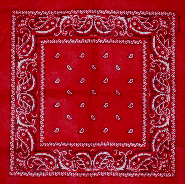 Red bandanna white hearts white free wallpaper for tablet - medium preview image