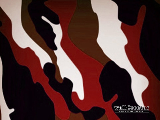 Camouflage red white stripes black free wallpaper for desktop - medium preview image