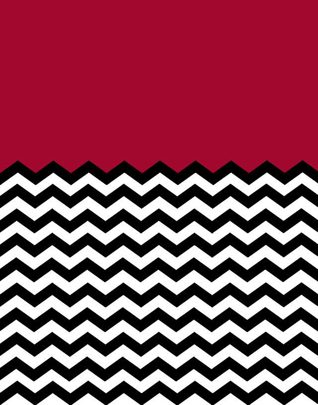 Red black white zigzag pattern free wallpaper for mobile - medium preview image
