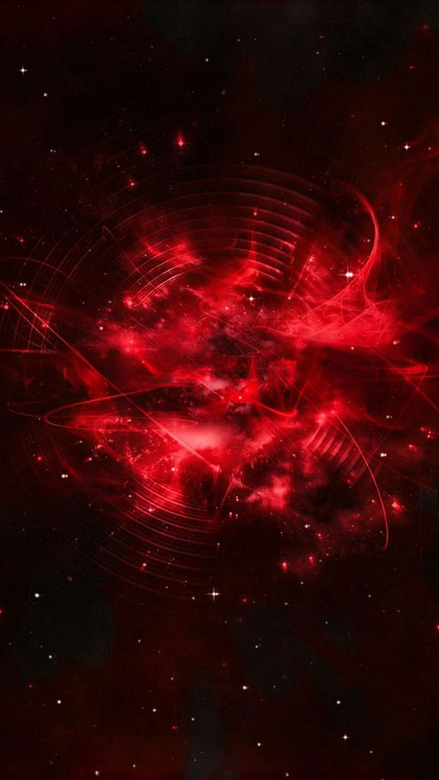 Red black background stars spiral free wallpaper for mobile - medium preview image