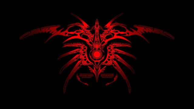 Red dragon black wings black free wallpaper for desktop - medium preview image