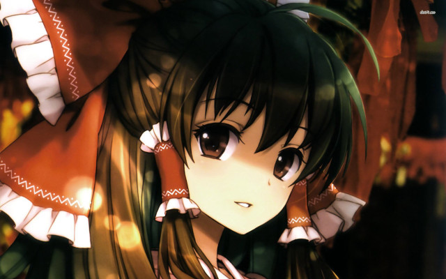 Girl long hair green dress #3 free wallpaper for desktop - medium preview image