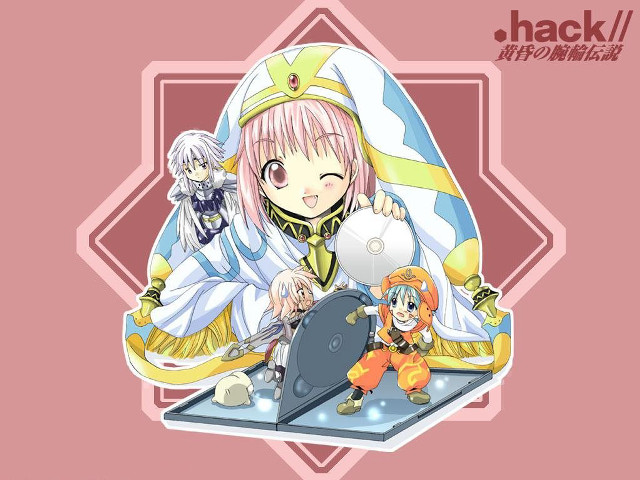 Girl pink hair crown sword free wallpaper for desktop - medium preview image