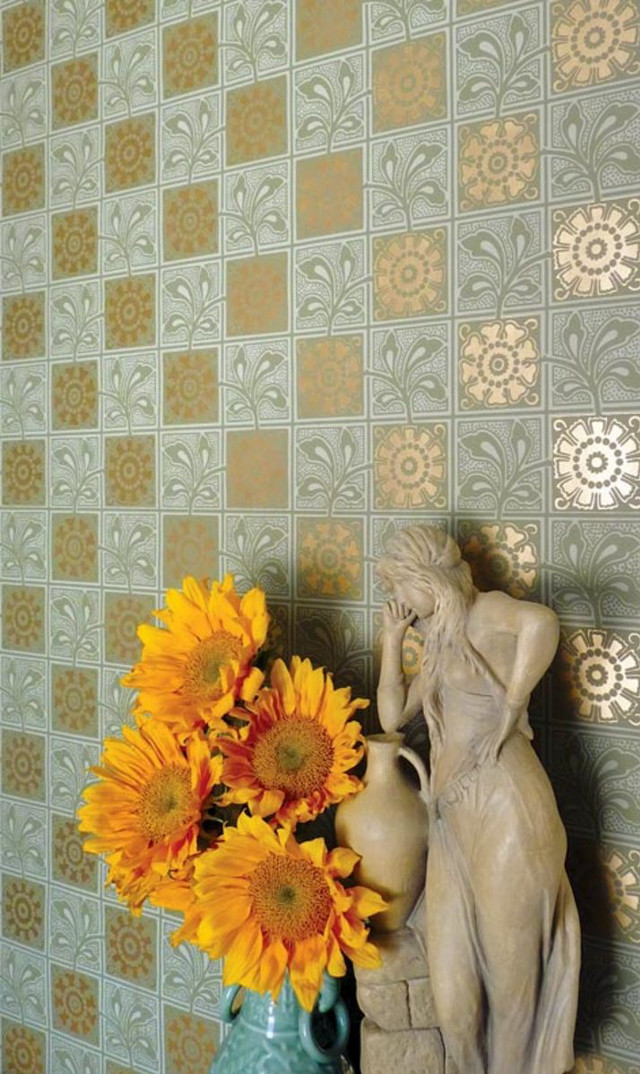 Vase sunflowers statue table wall free wallpaper for mobile - medium preview image
