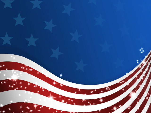 Patriotic stars flag design american free wallpaper for desktop - medium preview image