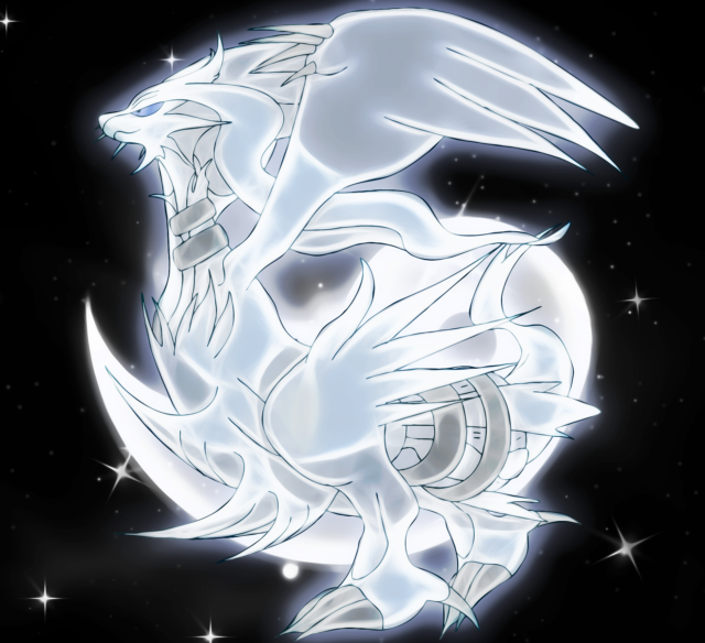 White dragon black background full free wallpaper for tablet - medium preview image