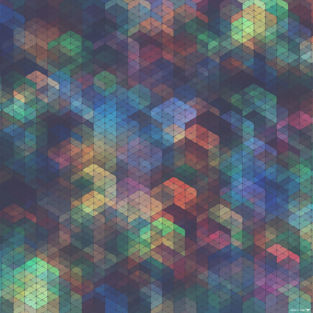 Colorful background cubes vibrant patterns free wallpaper for tablet - medium preview image
