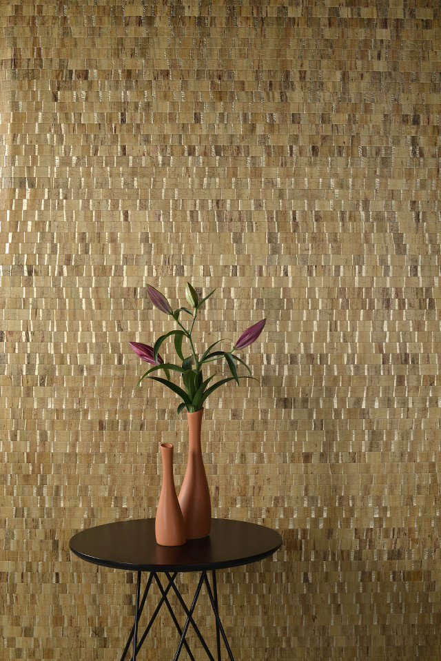 Vase flowers table mosaic pattern free wallpaper for mobile - medium preview image