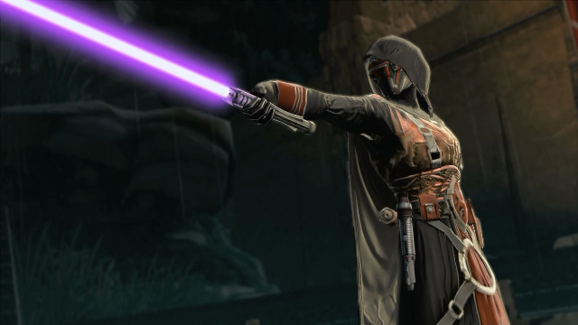 Star wars character purple lightsaber free wallpaper for desktop - medium preview image