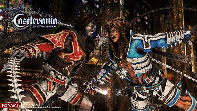 Anime characters fighting sword demon free wallpaper for desktop - medium preview image