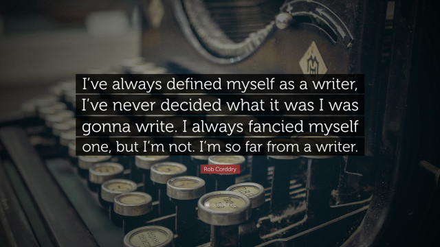 Quote typewriter defined myself writer free wallpaper for desktop - medium preview image