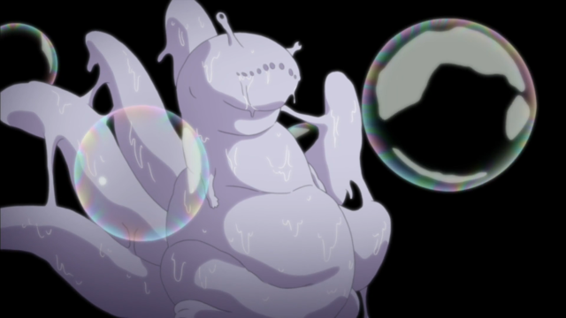 Dragon bubbles black background circle free wallpaper for desktop - medium preview image