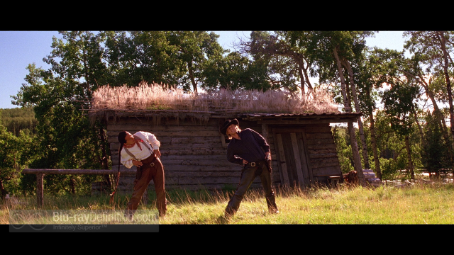 Man woman field shack fence free wallpaper for desktop - medium preview image