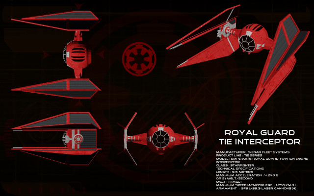 Red paper tie fighter model free wallpaper for desktop - medium preview image