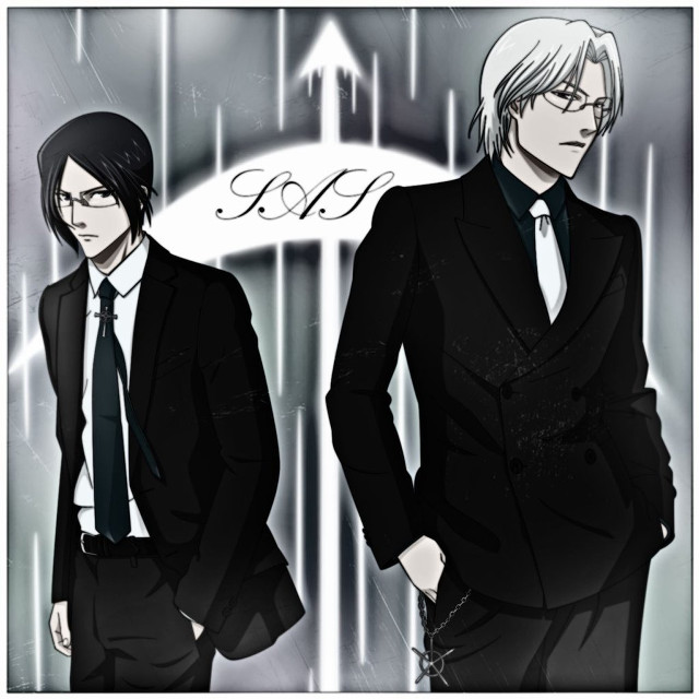 Men suits rain umbrella sign free wallpaper for tablet - medium preview image