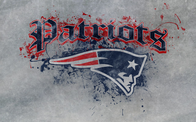 New england football logo red free wallpaper for desktop - medium preview image
