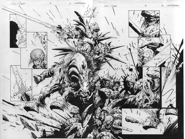 Comic page characters background strip free wallpaper for desktop - medium preview image