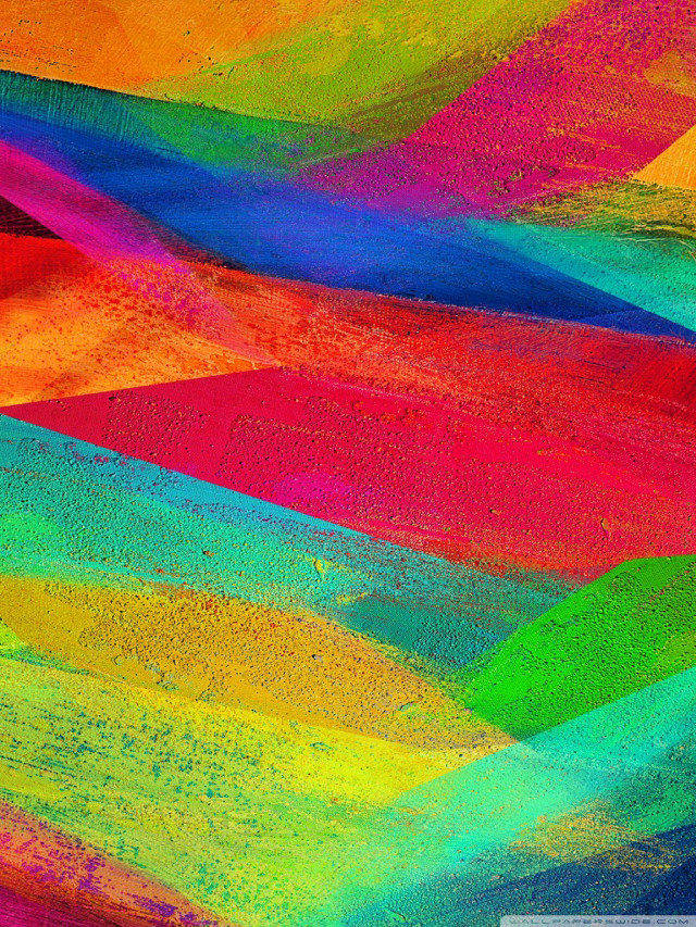Colorful painting vibrant colors black #2 free wallpaper for mobile - medium preview image