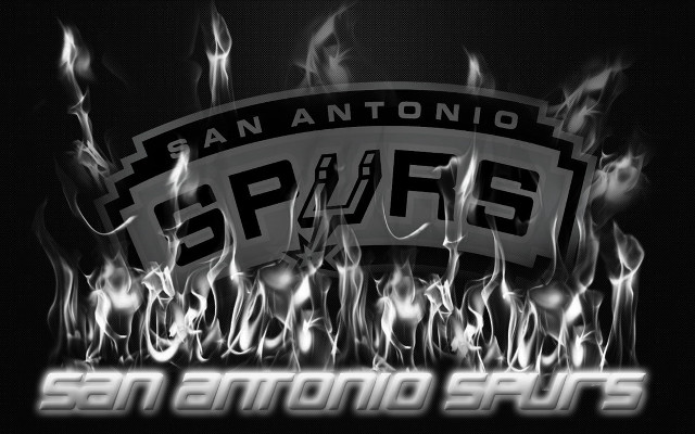 San antonio spurs logo flames free wallpaper for desktop - medium preview image