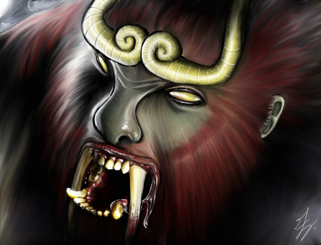 Demon snake horns jewelry open free wallpaper for desktop - medium preview image