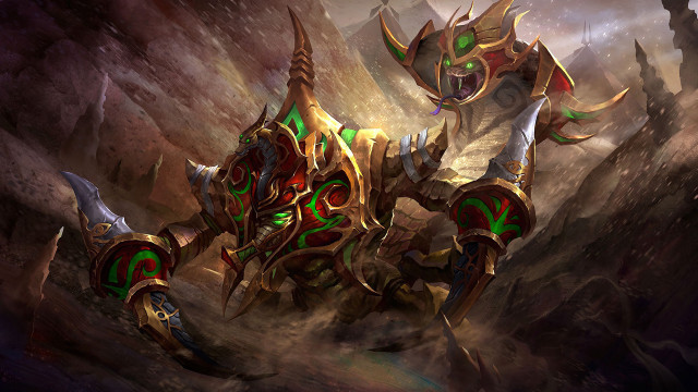 Demon sword armor back legs free wallpaper for desktop - medium preview image