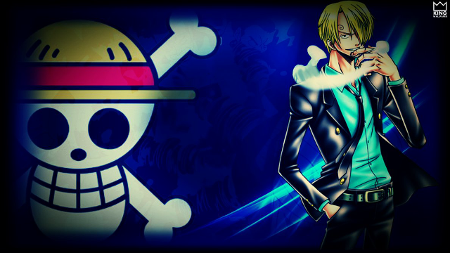 Skull leather jacket anime sanji free wallpaper for desktop - medium preview image