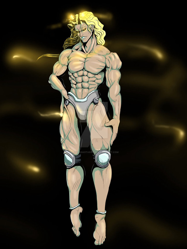 Muscular man knee pads black free wallpaper for mobile - medium preview image