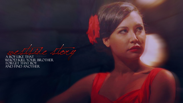 Woman red dress flower hair #2 free wallpaper for desktop - medium preview image