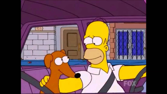 Man car stuffed animal simpsons free wallpaper for desktop - medium preview image